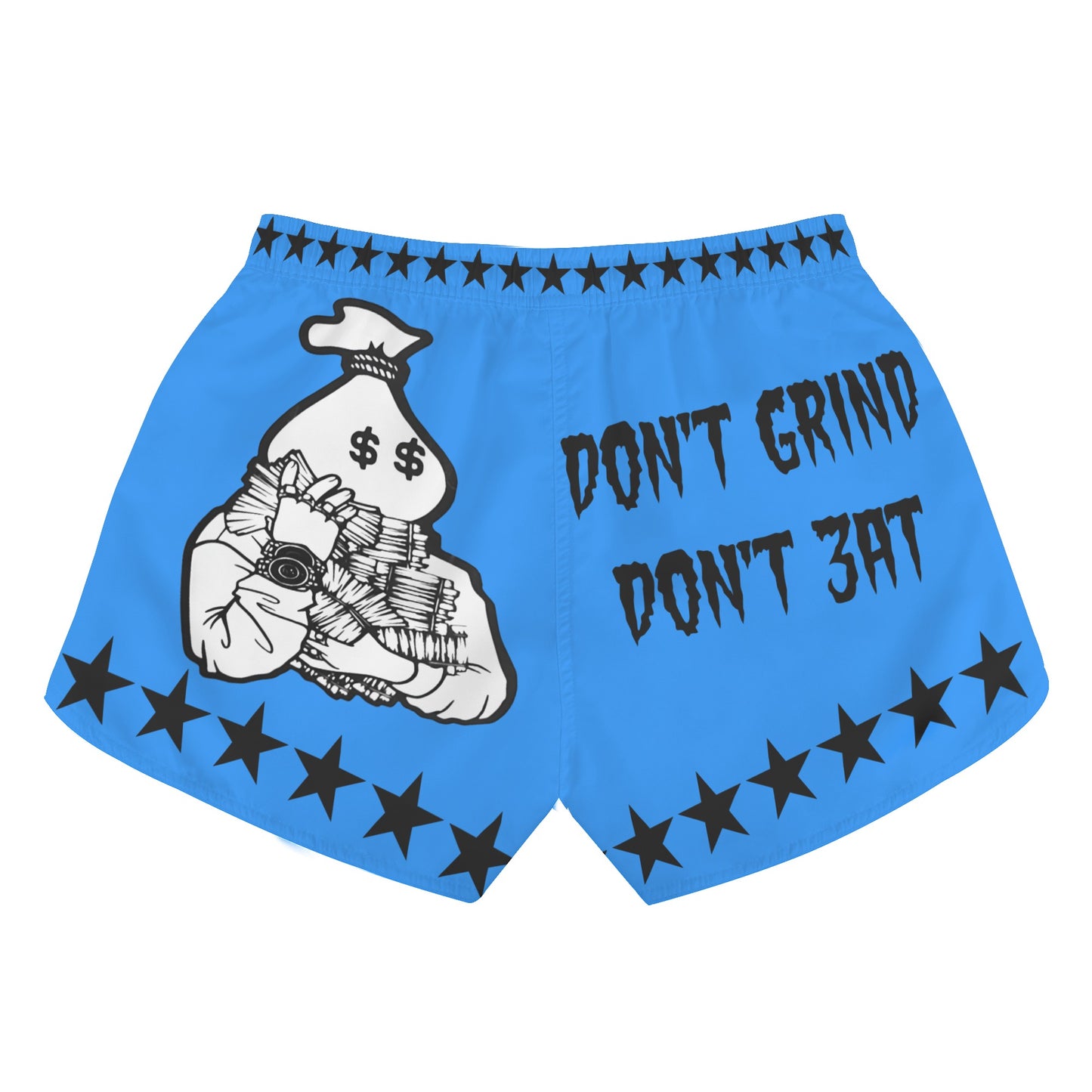 Money Man D.G.D.E (Dont Grind Dont Eat) Edition Womens Blue Shorts