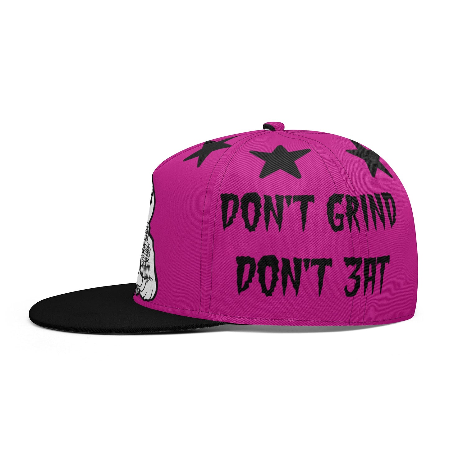 Money Man D.G.D.E (Dont Grind Dont Eat) Purple Snapbacks