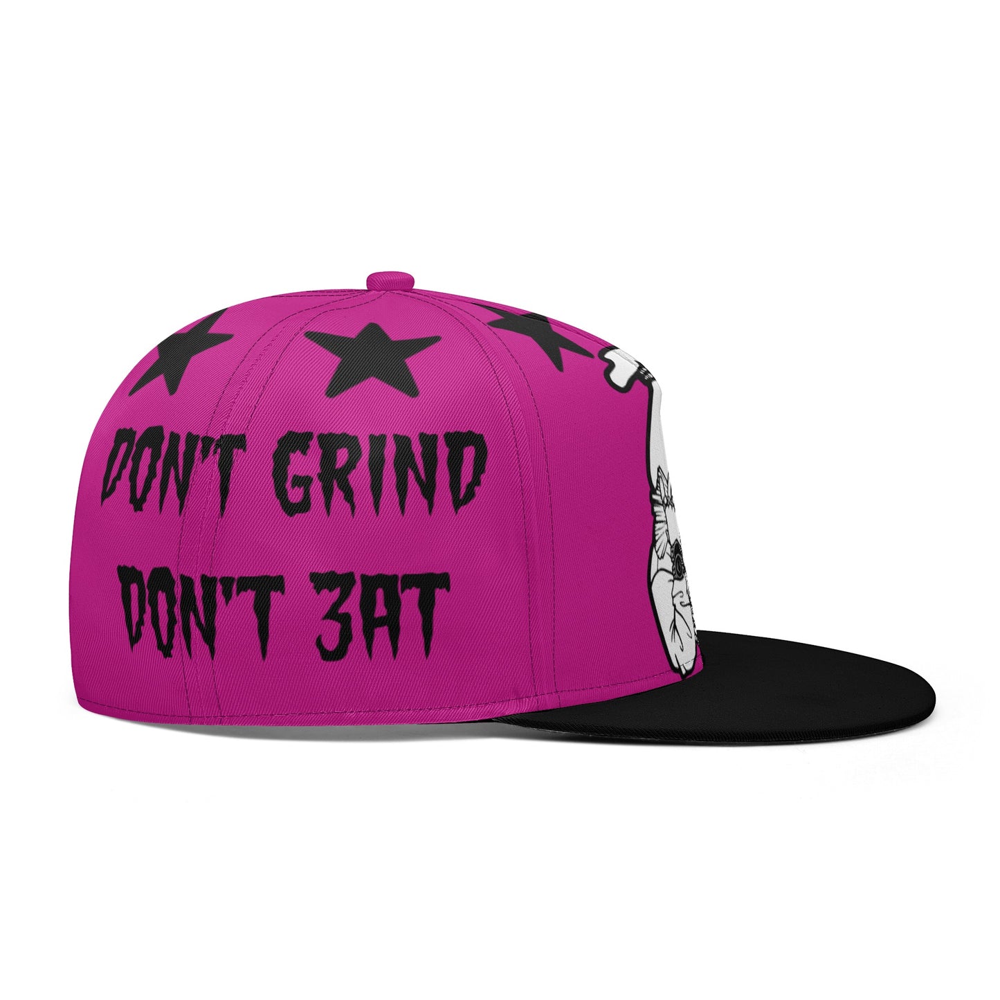 Money Man D.G.D.E (Dont Grind Dont Eat) Purple Snapbacks