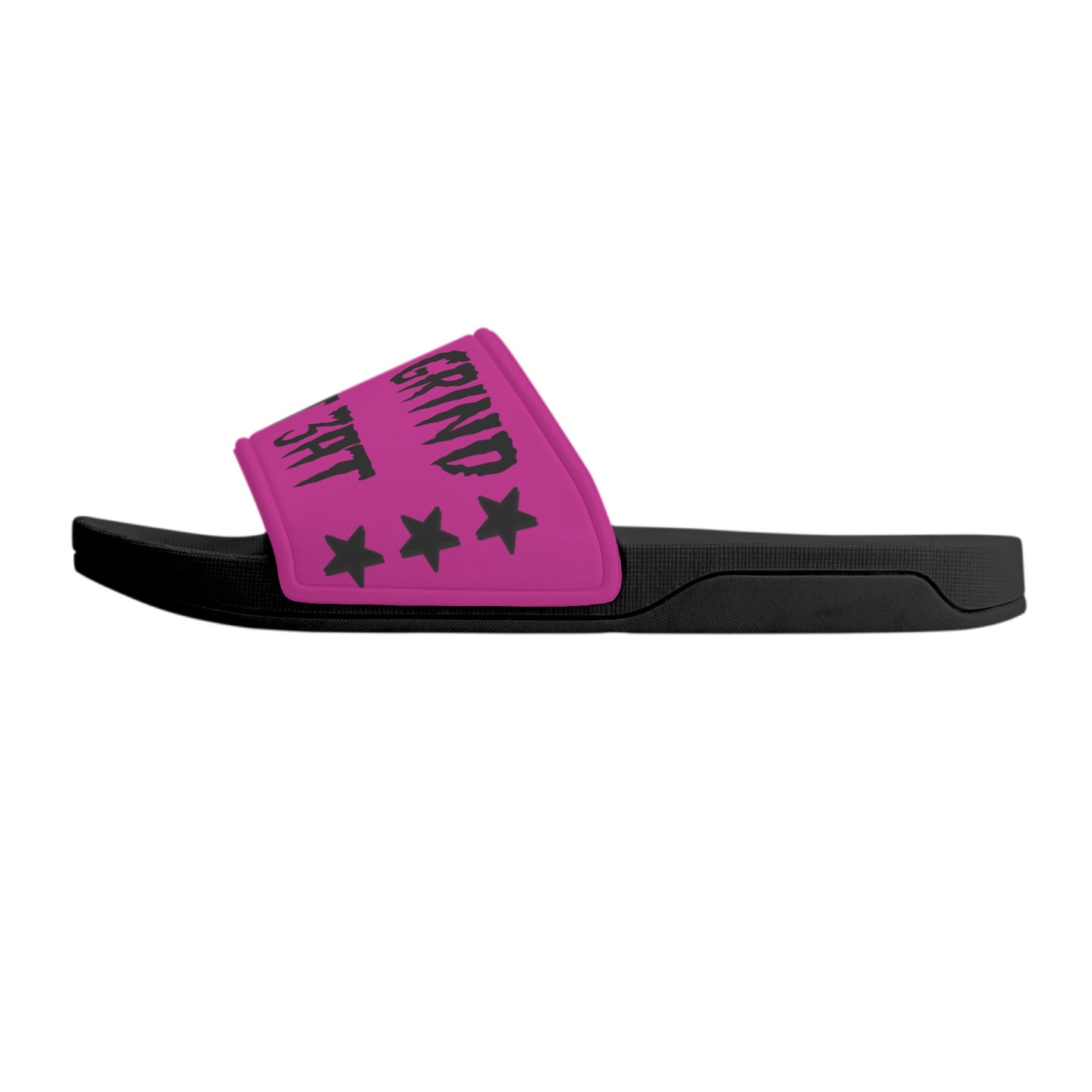 Money Man D.G.D.E (Dont Grind Dont Eat) Mens Purple Star Slides