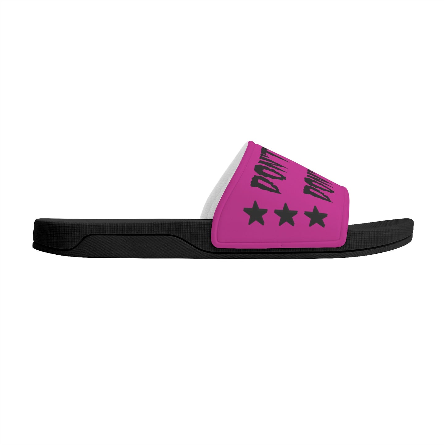 Money Man D.G.D.E (Dont Grind Dont Eat) Mens Purple Star Slides