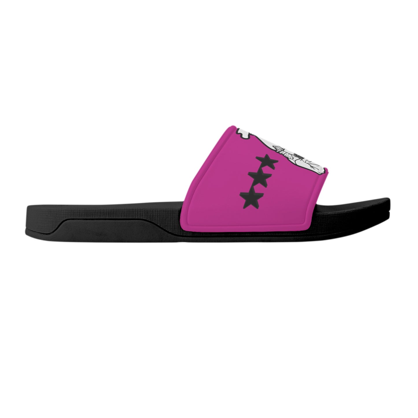 Money Man D.G.D.E (Dont Grind Dont Eat) Mens Purple Star Slides