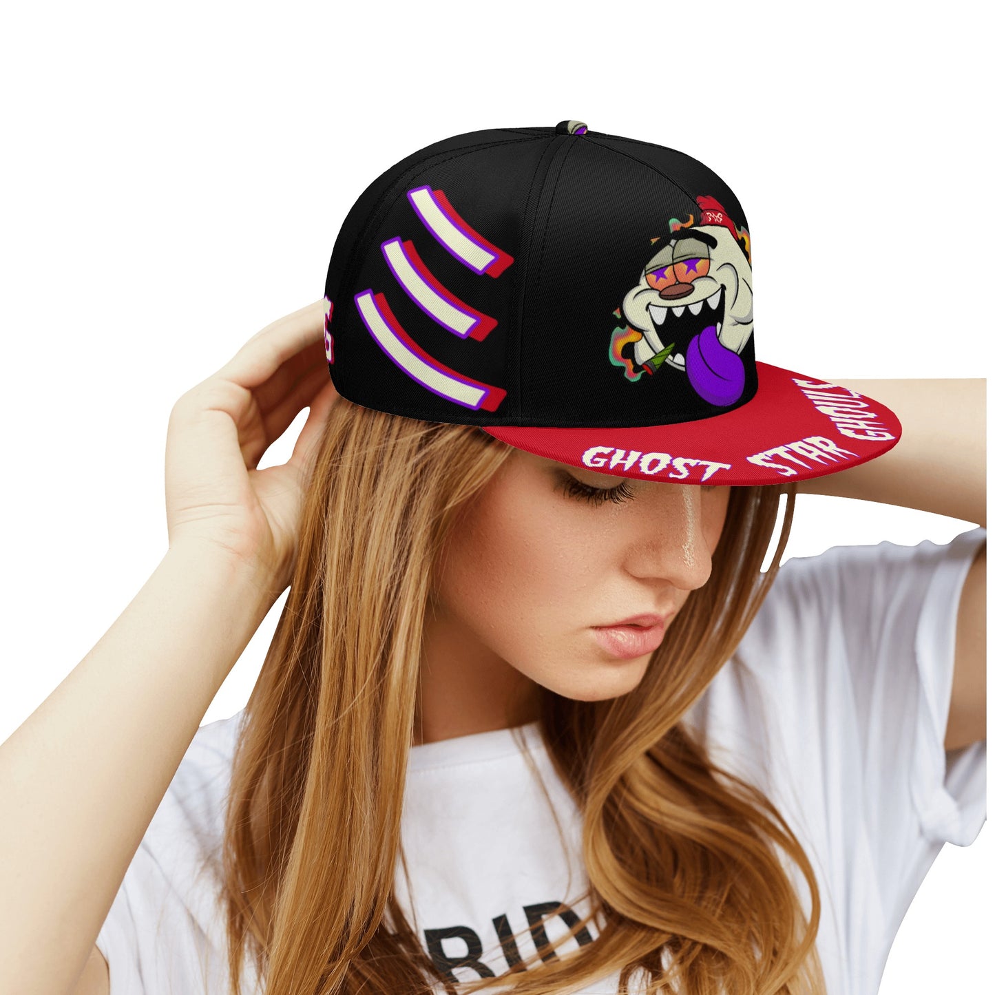 G.S.G Ghost Star Ghouls Black Snapbacks