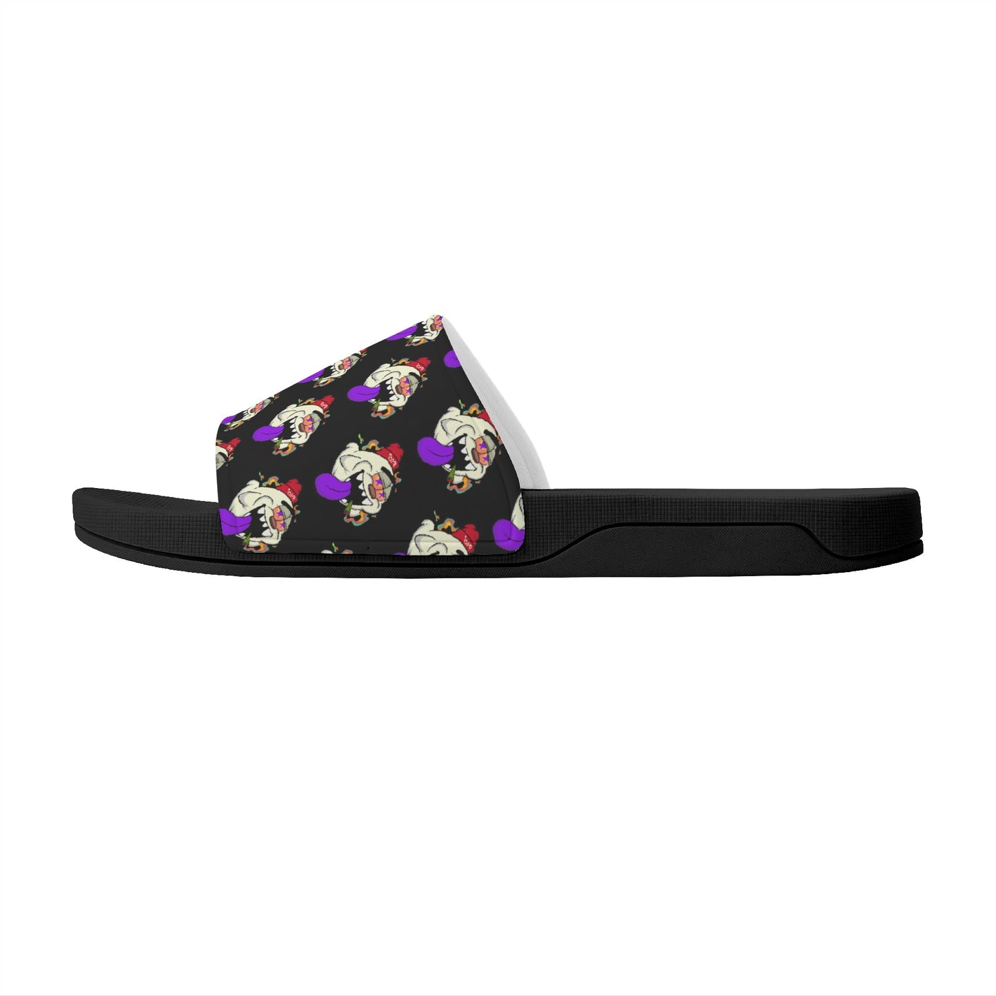 G.S.G Ghost Star Ghouls Mens Black Star Slides