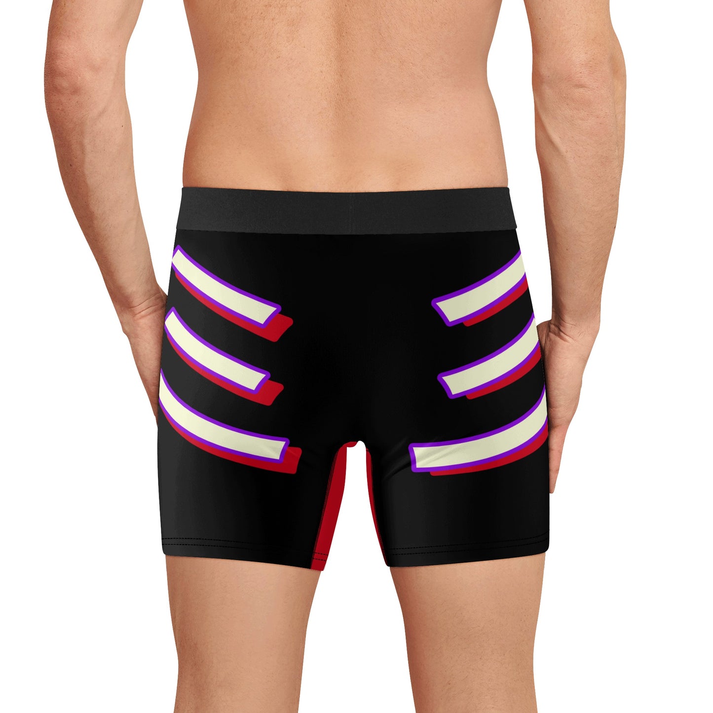 G.S.G Ghost Star Ghouls Mens Black Classic Stretch Trunks & Underwear