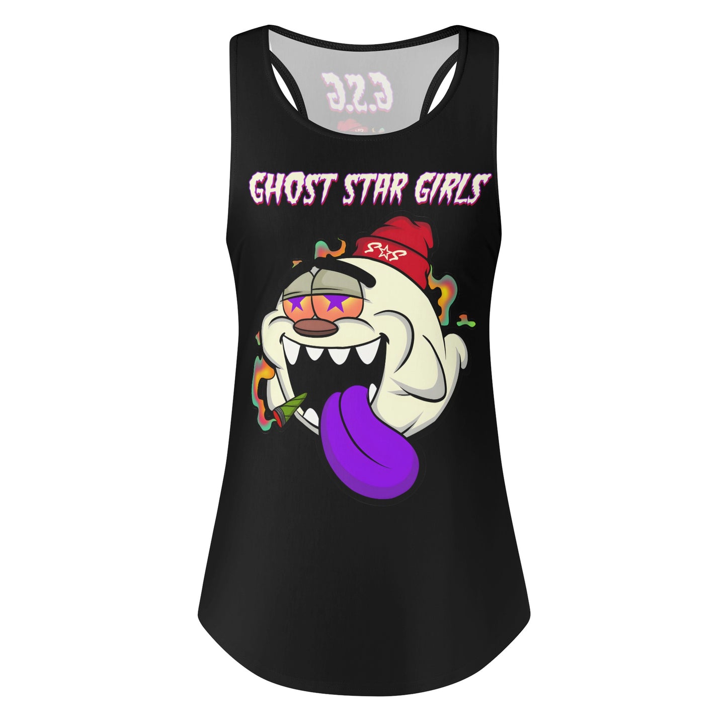 G.S.G Ghost Star Girl S.O.S Ghost Edition Womens Black Vest