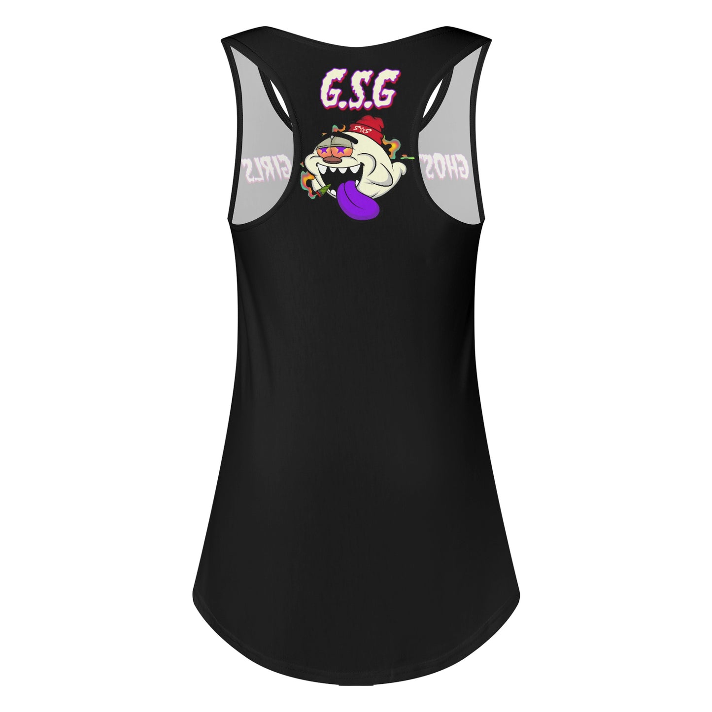 G.S.G Ghost Star Girl S.O.S Ghost Edition Womens Black Vest