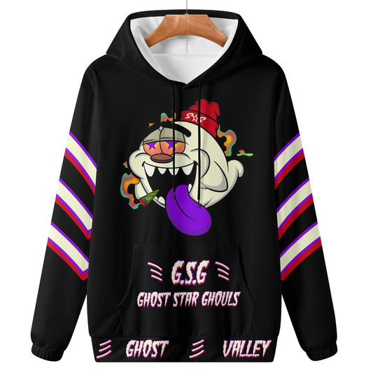 G.S.G Ghost Star Ghouls Mens Black Lightweight Hoodie