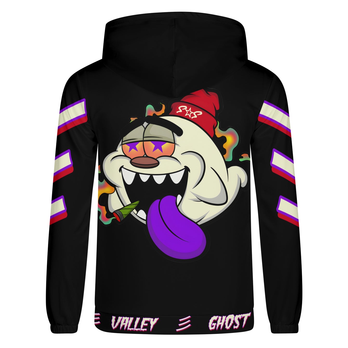 G.S.G Ghost Star Ghouls Mens Black Lightweight Hoodie