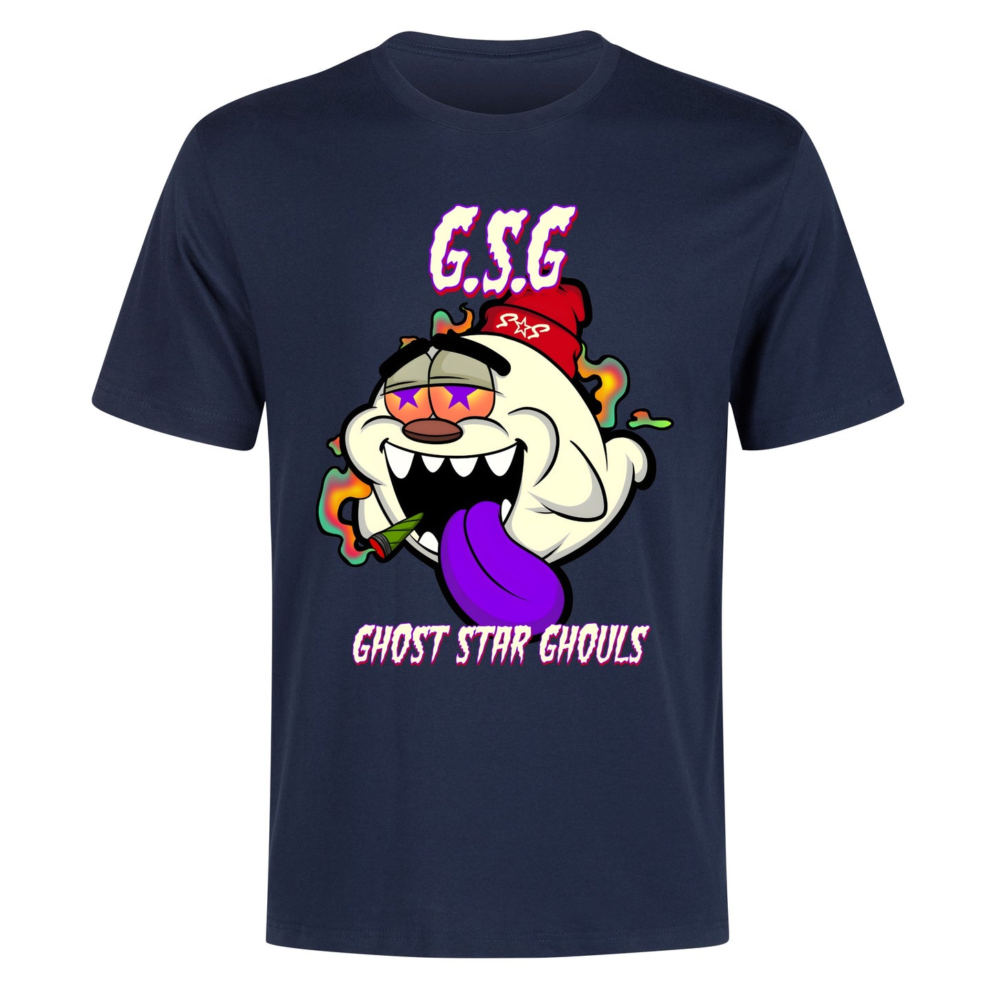 G.S.G Ghost Star Ghouls Black Edition Mens Cotton T-Shirt