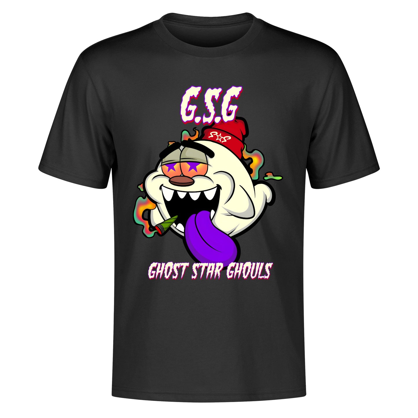 G.S.G Ghost Star Ghouls Black Edition Mens Cotton T-Shirt