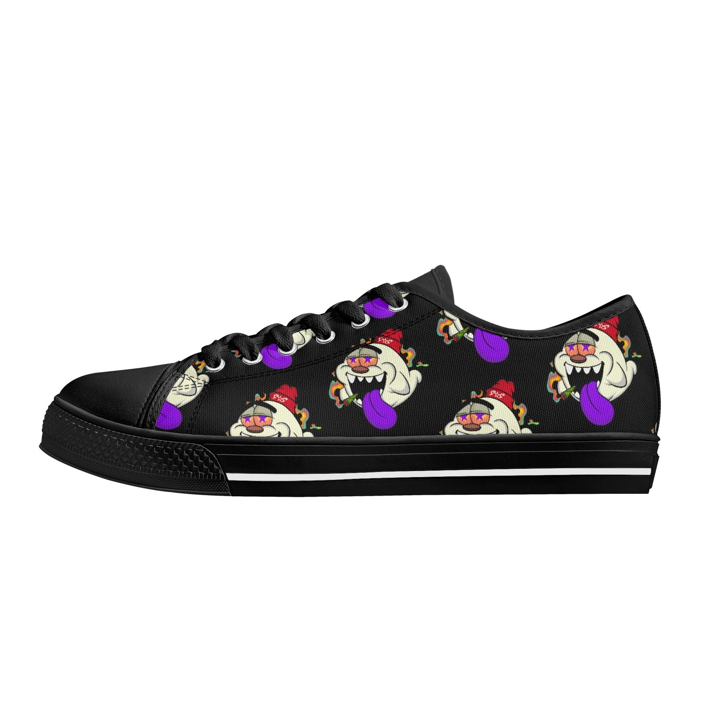 G.S.G Ghost Star Ghouls S.O.S Ghost Edition Mens Black Low Top Star Kicks