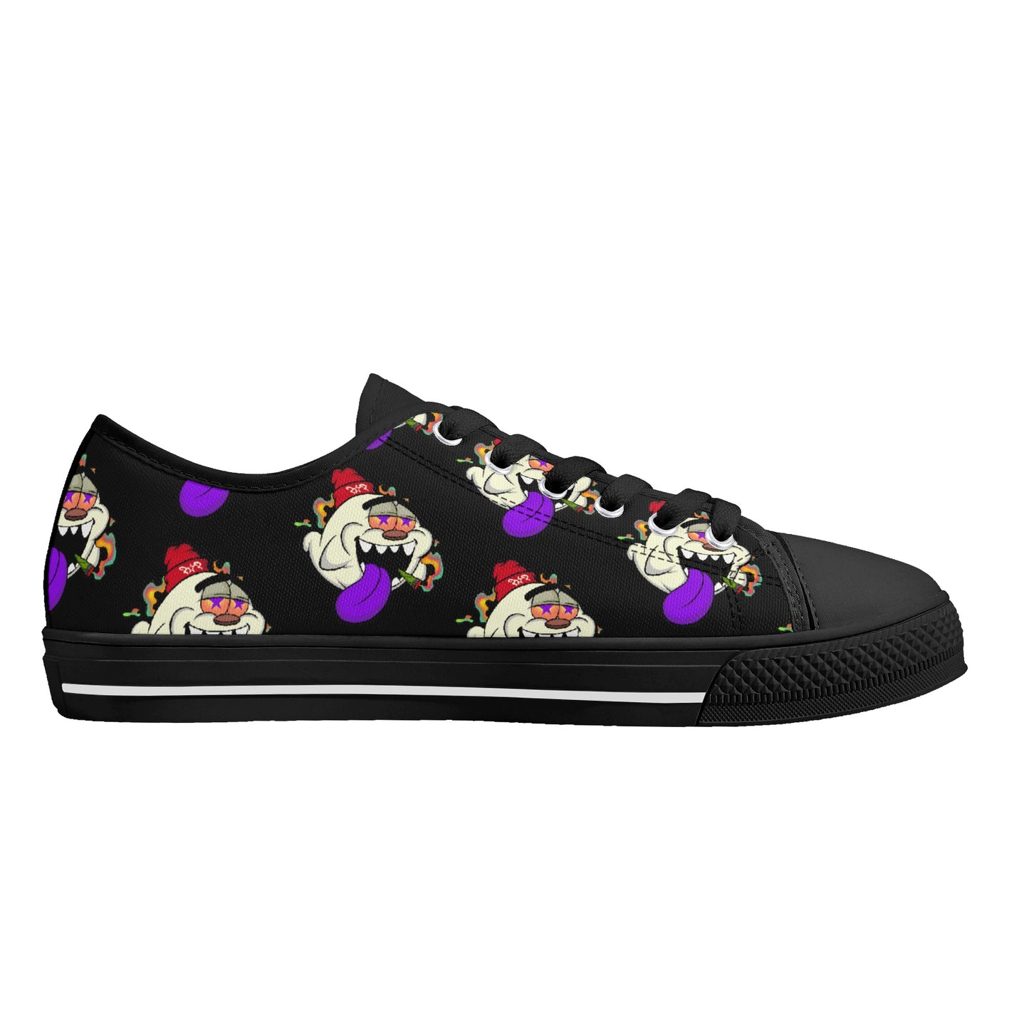 G.S.G Ghost Star Ghouls S.O.S Ghost Edition Mens Black Low Top Star Kicks