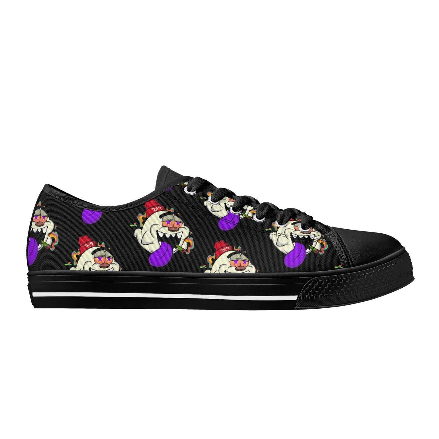 G.S.G Ghost Star Ghouls S.O.S Ghost Edition Mens Black Low Top Star Kicks