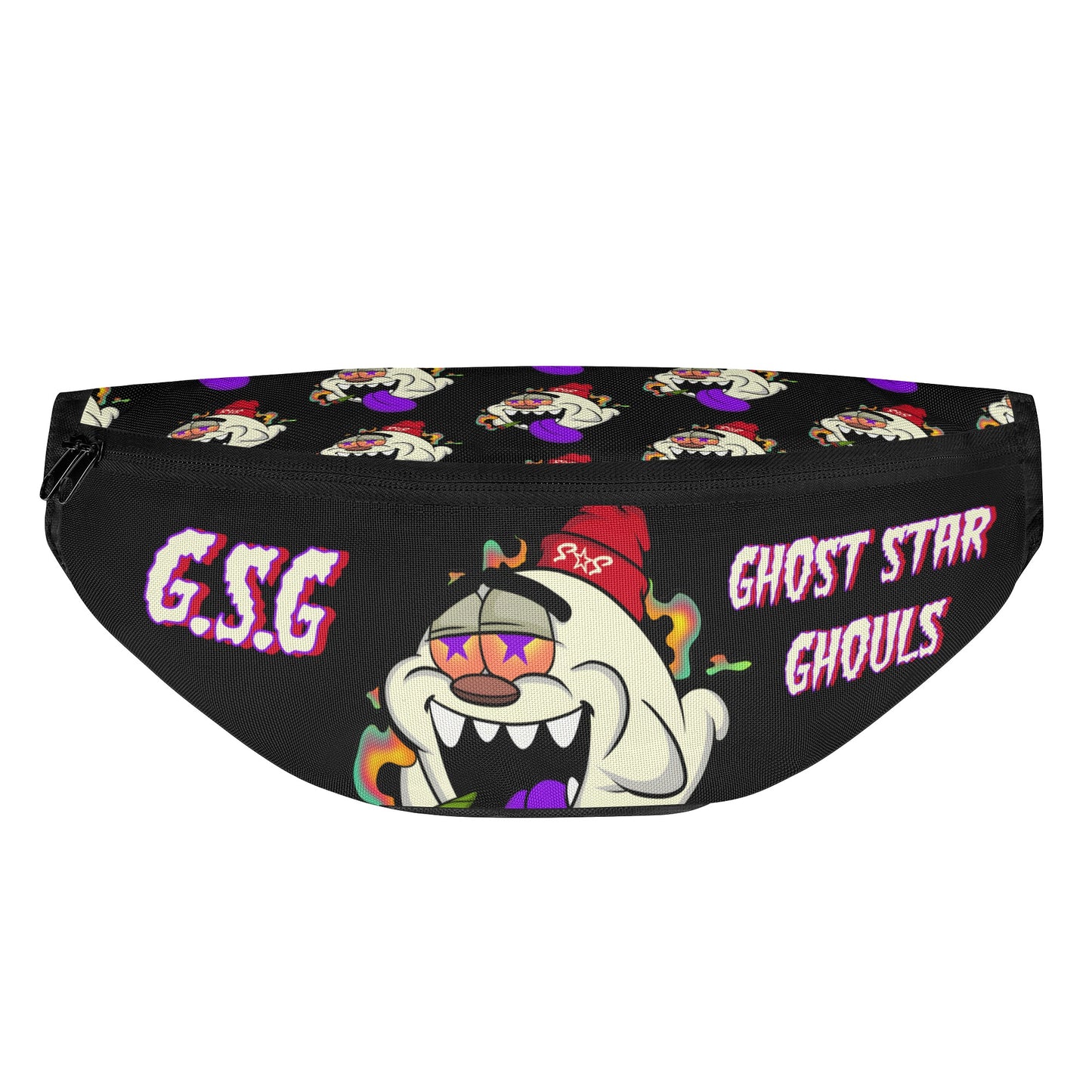 G.S.G Ghost Star Ghouls Black Fanny Pack