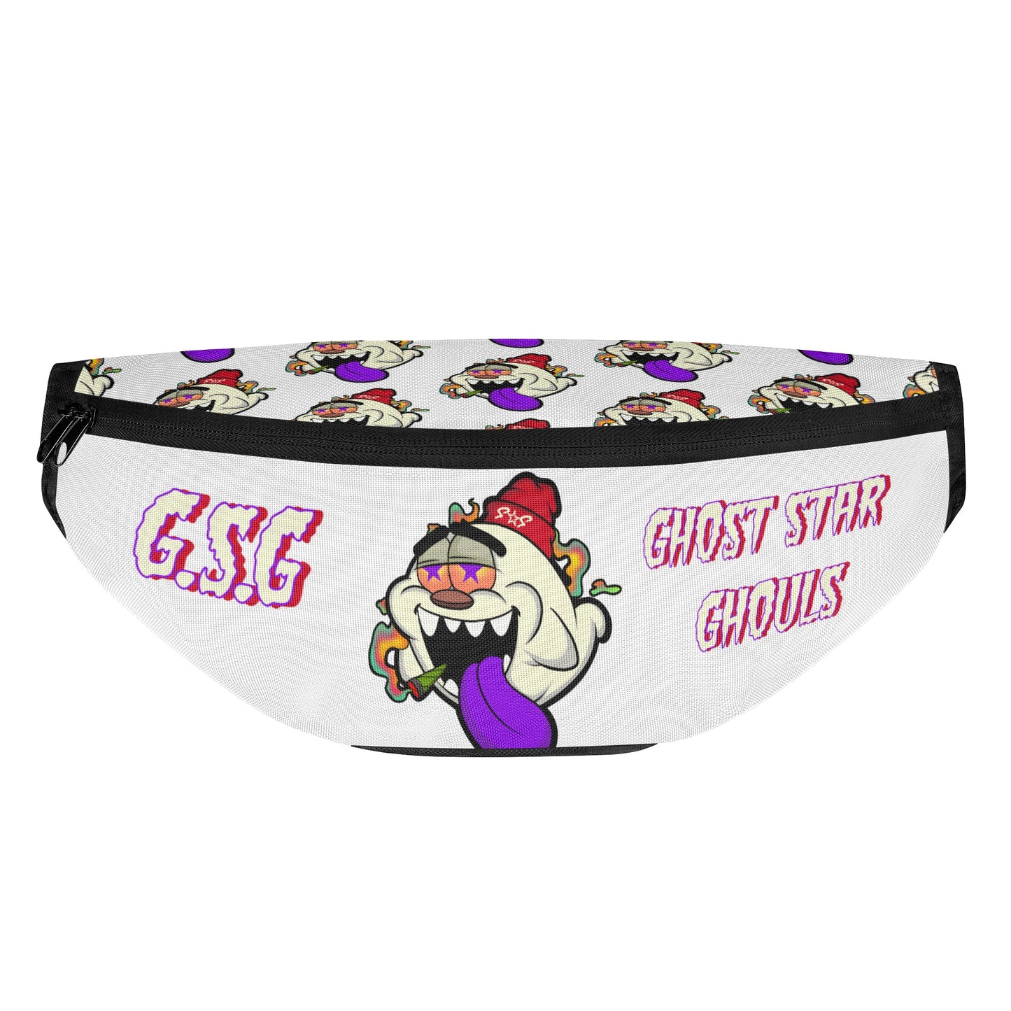 G.S.G Ghost Star Ghouls White Fanny Pack