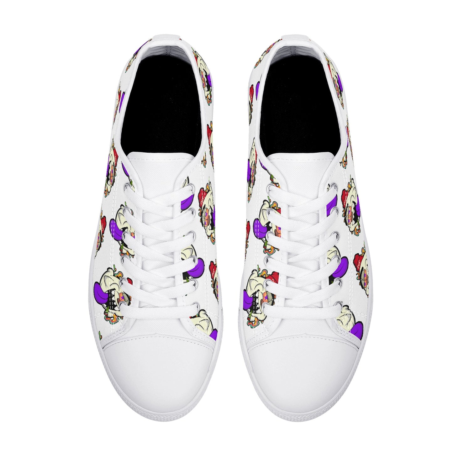 G.S.G Ghost Star Ghouls S.O.S Ghost Edition Mens White Low Top Star Kicks