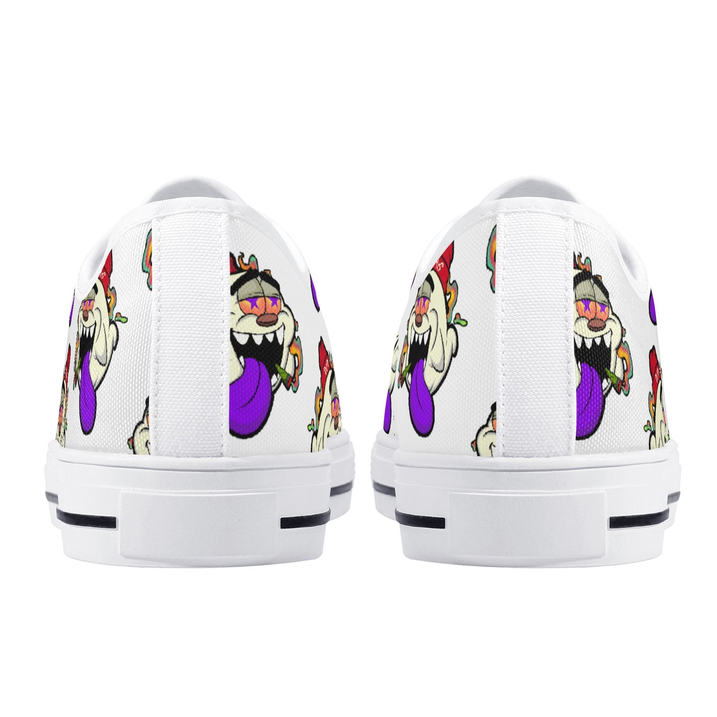 G.S.G Ghost Star Ghouls S.O.S Ghost Edition Mens White Low Top Star Kicks