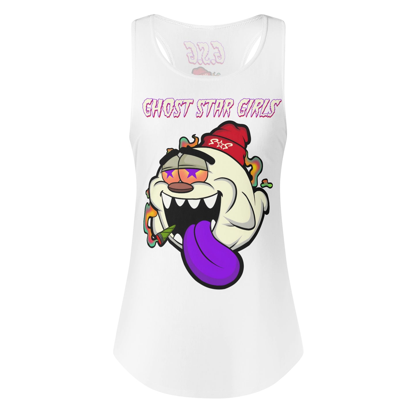 G.S.G Ghost Star Girl S.O.S Ghost Edition Womens White Vest