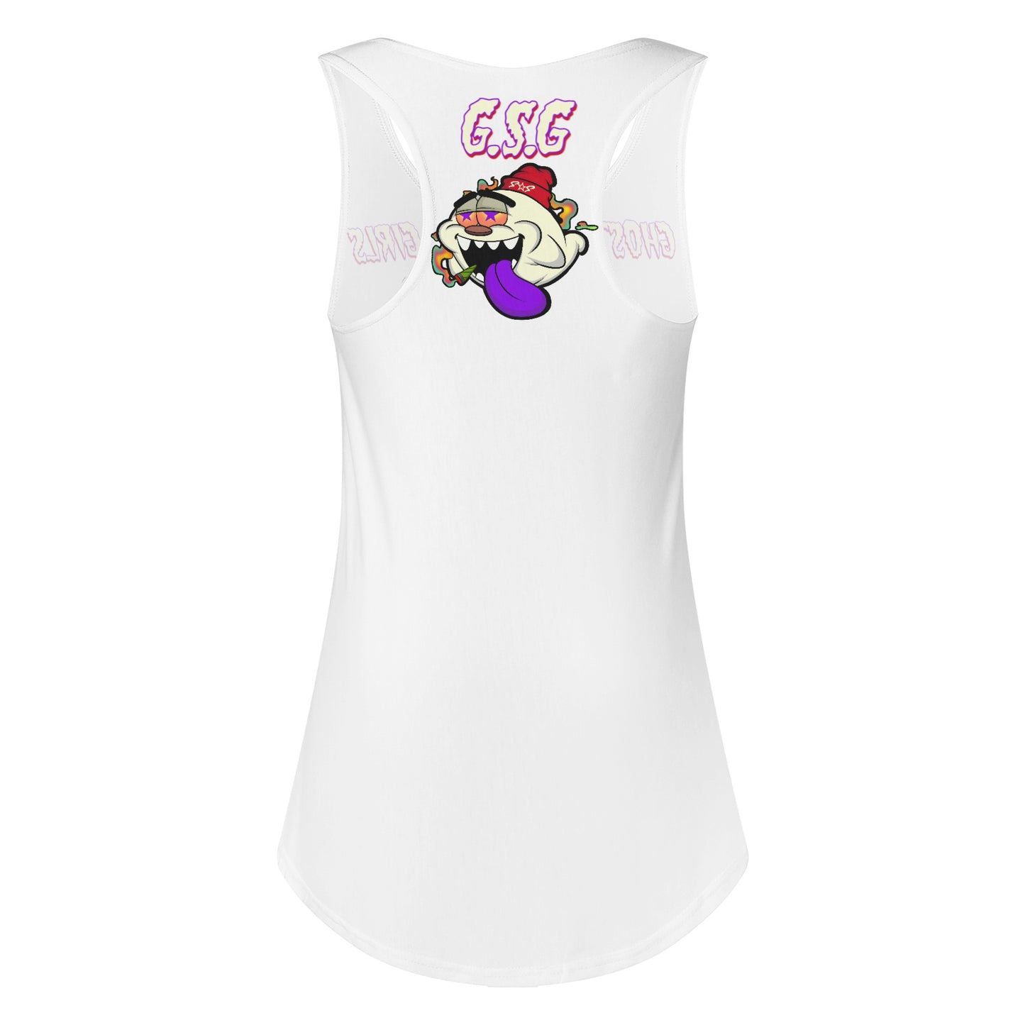 G.S.G Ghost Star Girl S.O.S Ghost Edition Womens White Vest