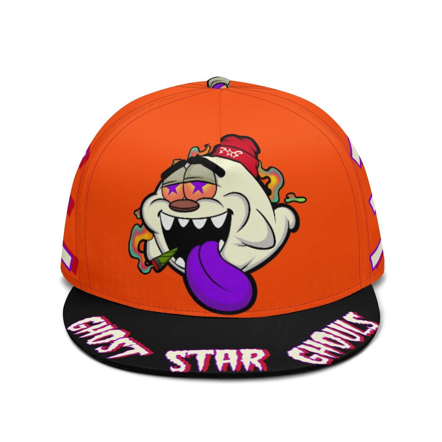 G.S.G Ghost Star Ghouls Dark Orange Snapbacks