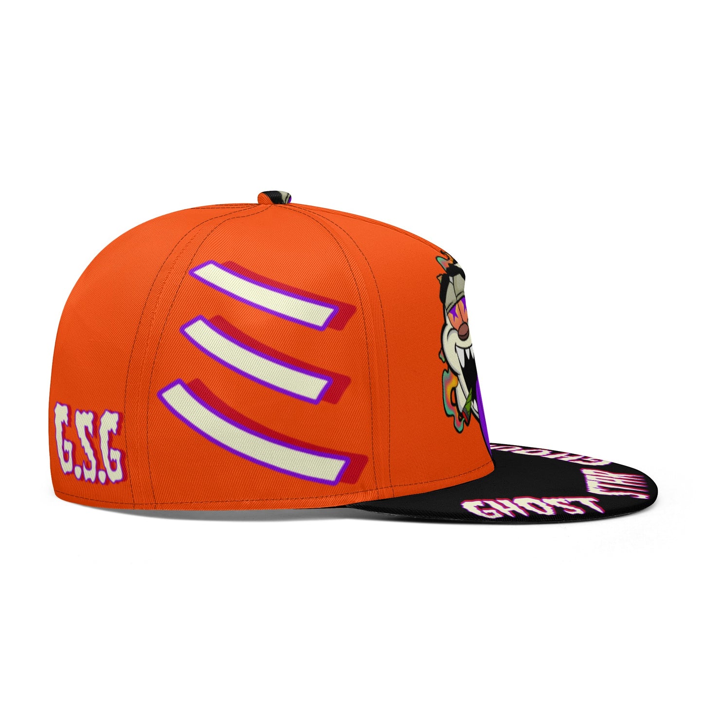 G.S.G Ghost Star Ghouls Dark Orange Snapbacks