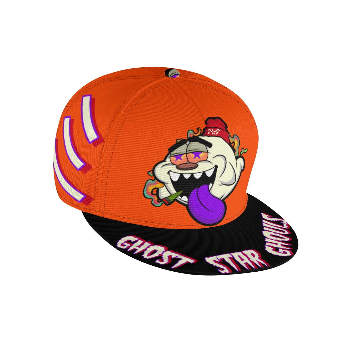 G.S.G Ghost Star Ghouls Dark Orange Snapbacks