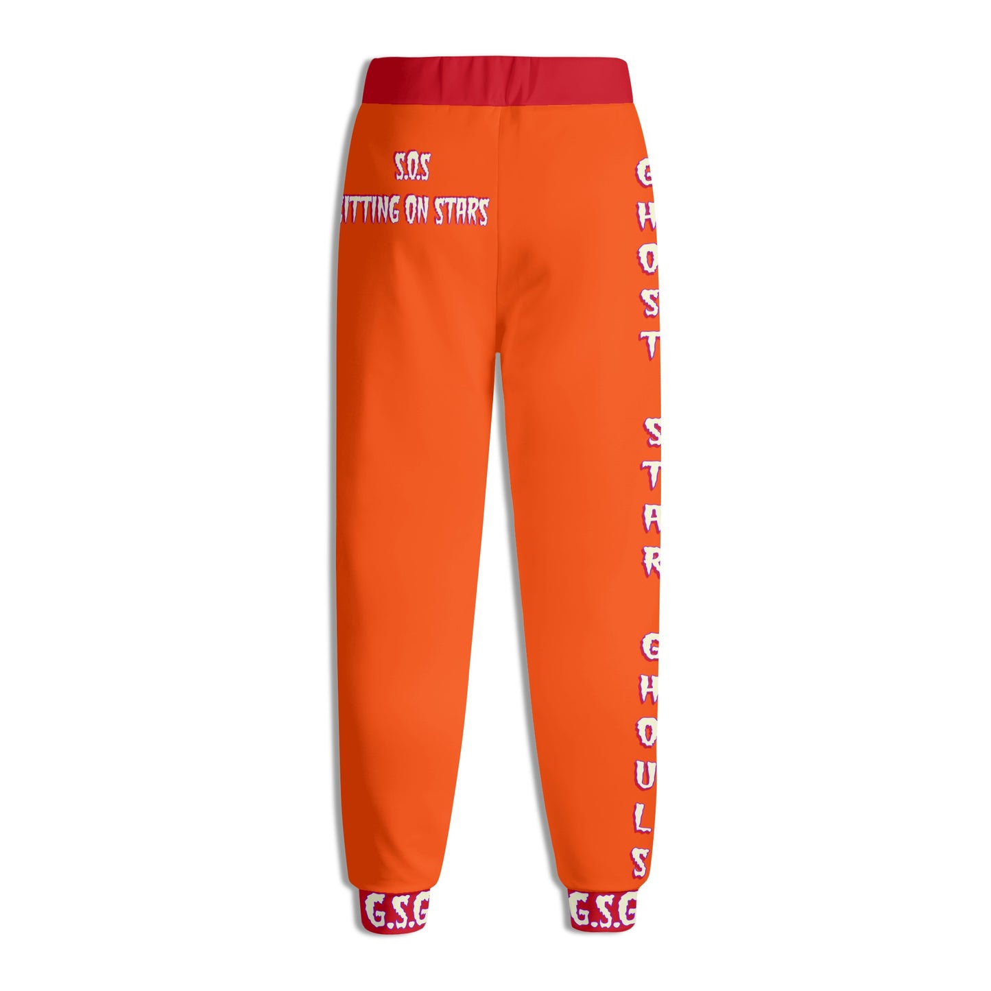 G.S.G Ghost Star Ghouls Mens Dark Orange Sweatpants