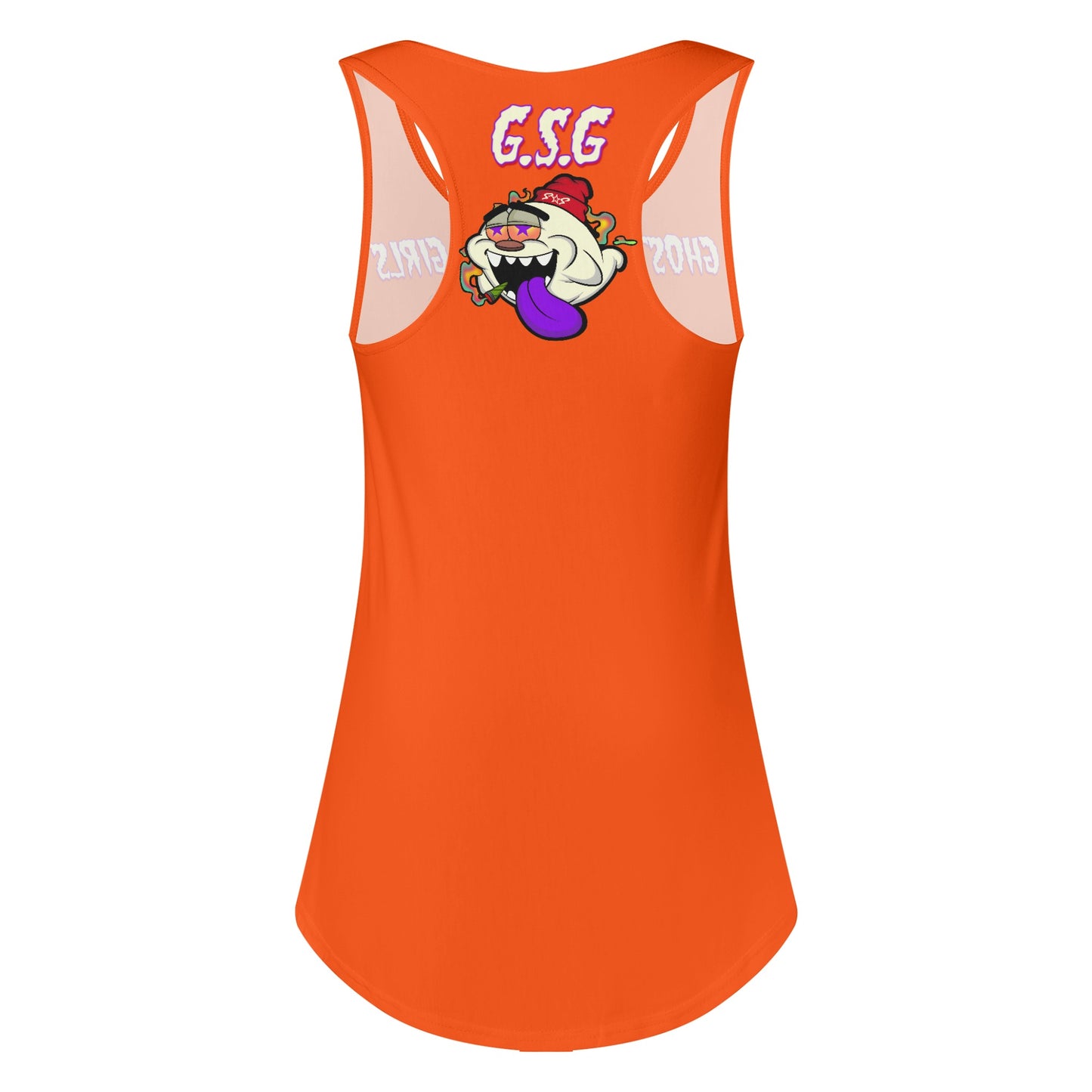 G.S.G Ghost Star Girl S.O.S Ghost Edition Womens Dark Orange Vest