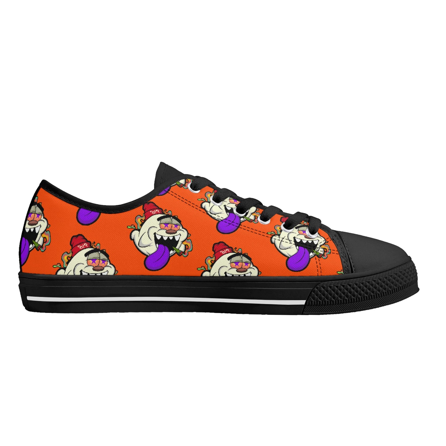 G.S.G Ghost Star Ghouls S.O.S Ghost Edition Mens Dark Orange Low Top Star Kicks