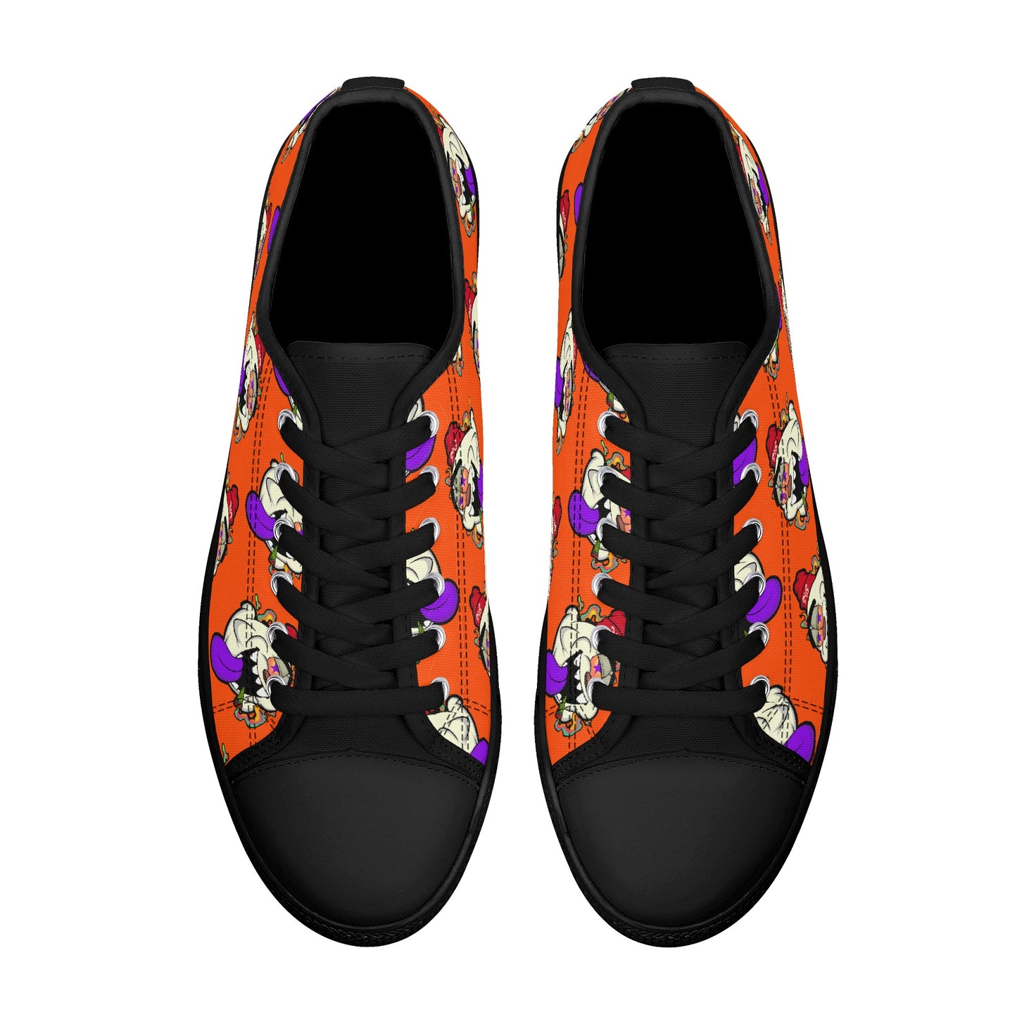 G.S.G Ghost Star Ghouls S.O.S Ghost Edition Mens Dark Orange Low Top Star Kicks