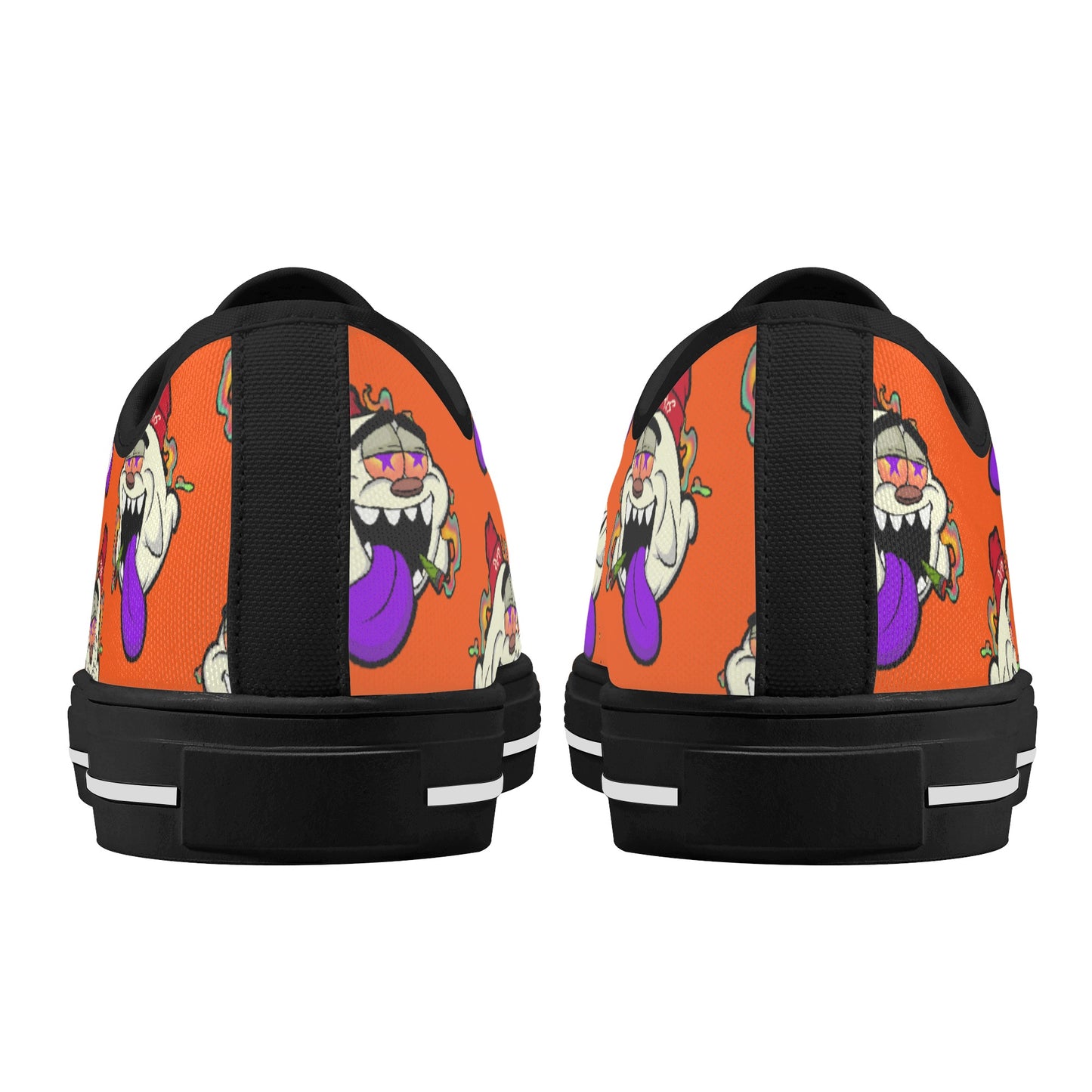 G.S.G Ghost Star Ghouls S.O.S Ghost Edition Mens Dark Orange Low Top Star Kicks