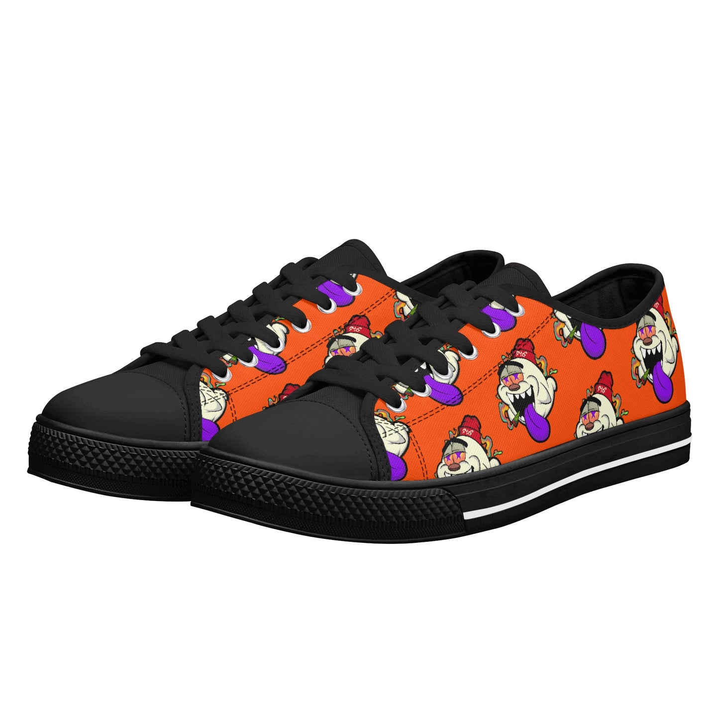 G.S.G Ghost Star Ghouls S.O.S Ghost Edition Mens Dark Orange Low Top Star Kicks