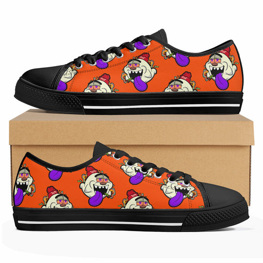 G.S.G Ghost Star Ghouls S.O.S Ghost Edition Mens Dark Orange Low Top Star Kicks