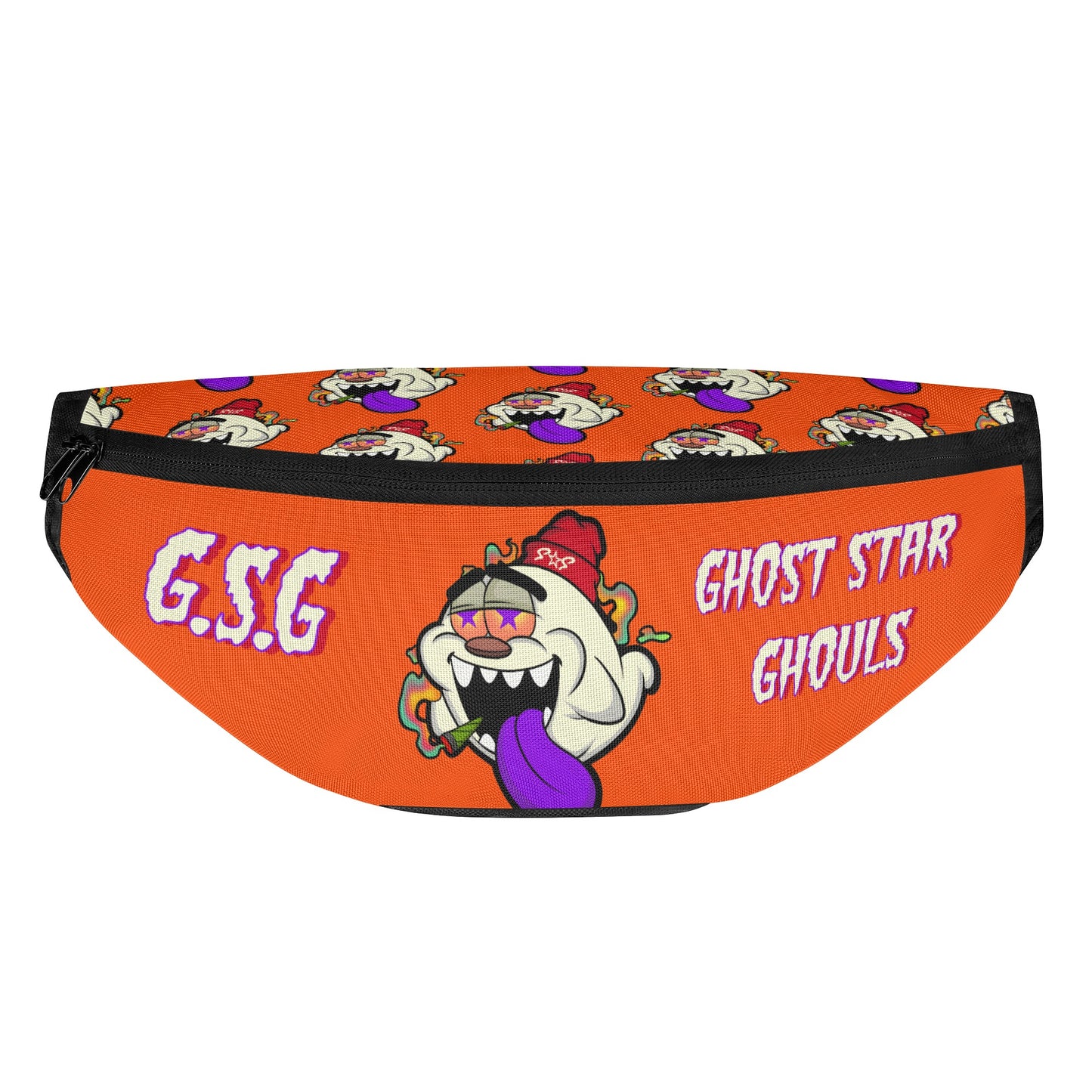 G.S.G Ghost Star Ghouls Dark Orange Fanny Pack