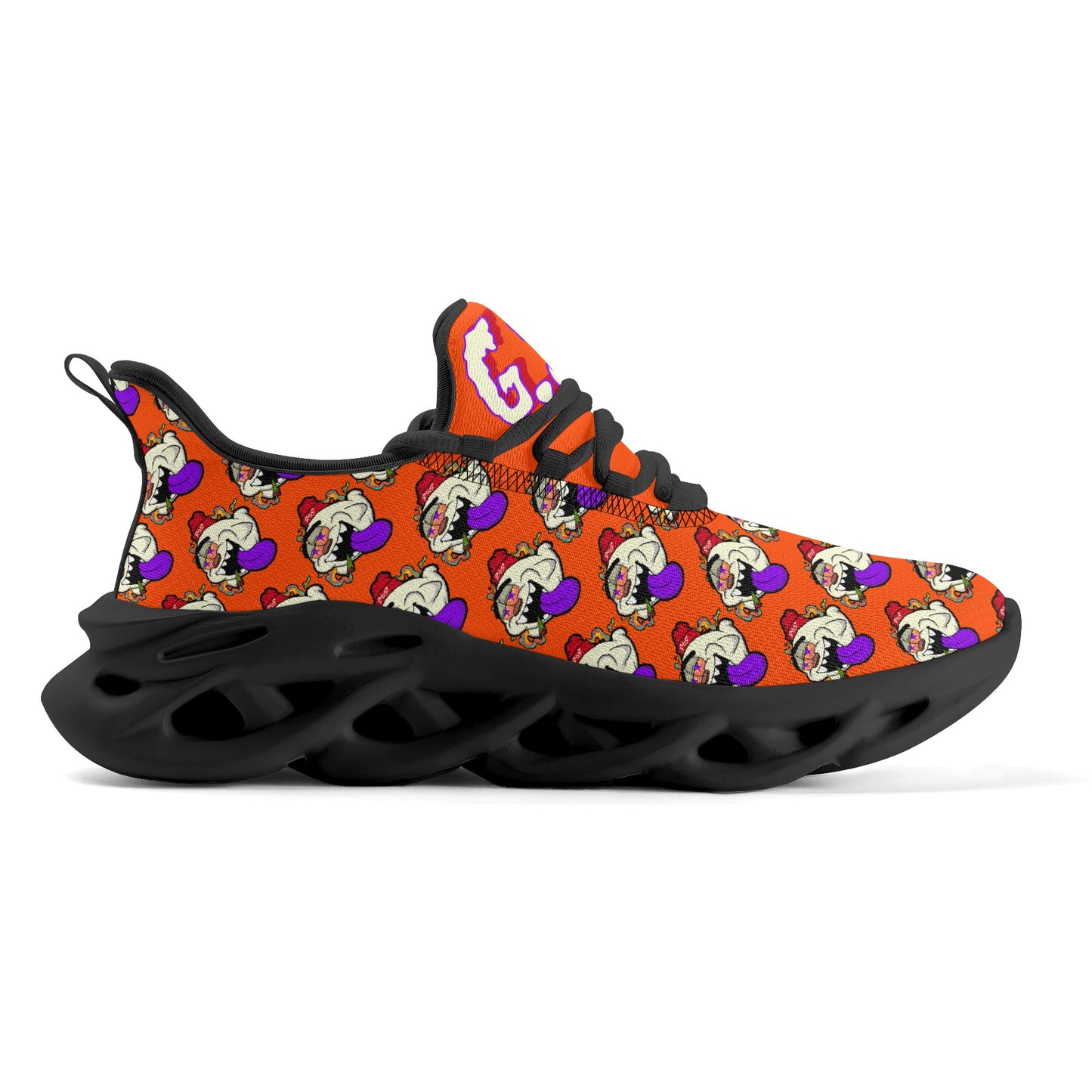 G.S.G Ghost Star Ghouls Dark Orange Star Kicks