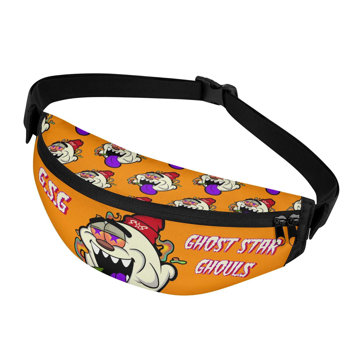 G.S.G Ghost Star Ghouls Orange Fanny Pack