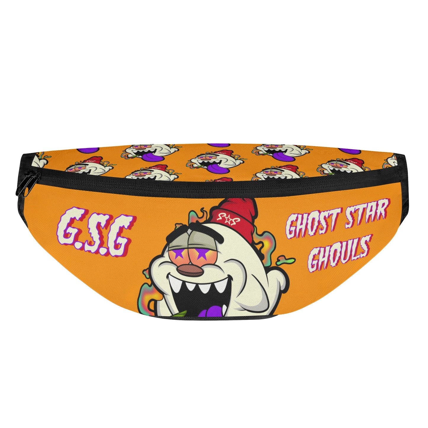 G.S.G Ghost Star Ghouls Orange Fanny Pack