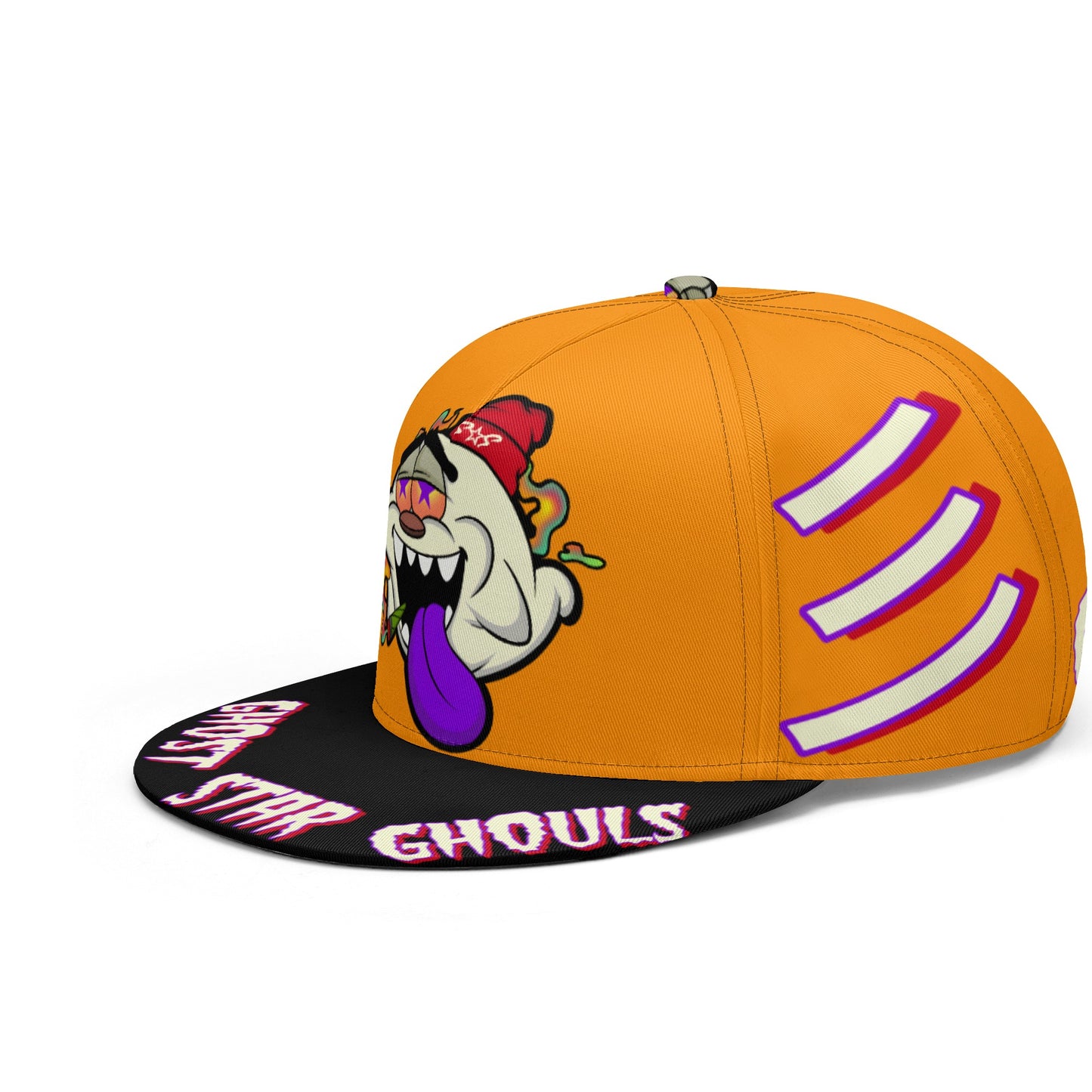 G.S.G Ghost Star Ghouls Orange Snapbacks