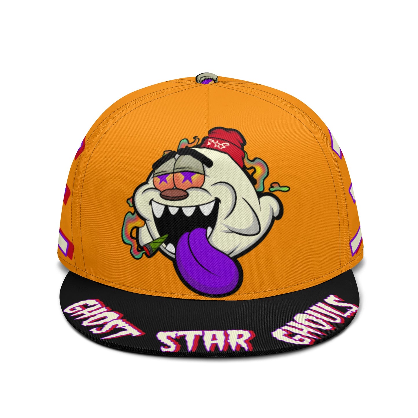 G.S.G Ghost Star Ghouls Orange Snapbacks