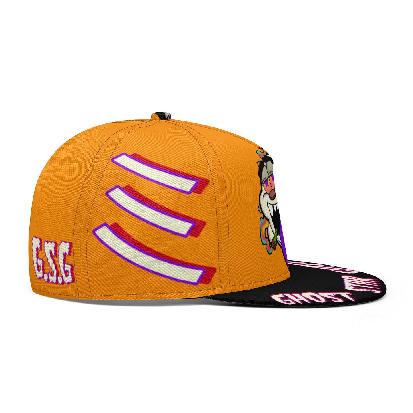 G.S.G Ghost Star Ghouls Orange Snapbacks