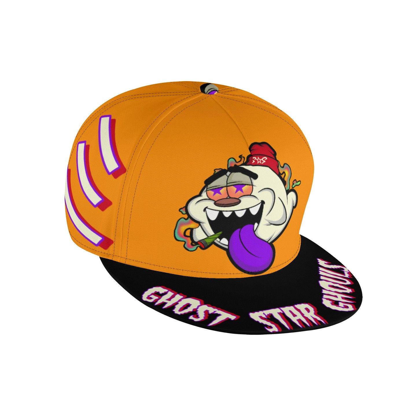 G.S.G Ghost Star Ghouls Orange Snapbacks