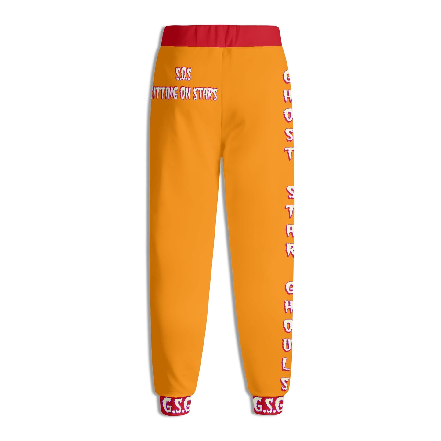 G.S.G Ghost Star Ghouls Mens Orange Sweatpants