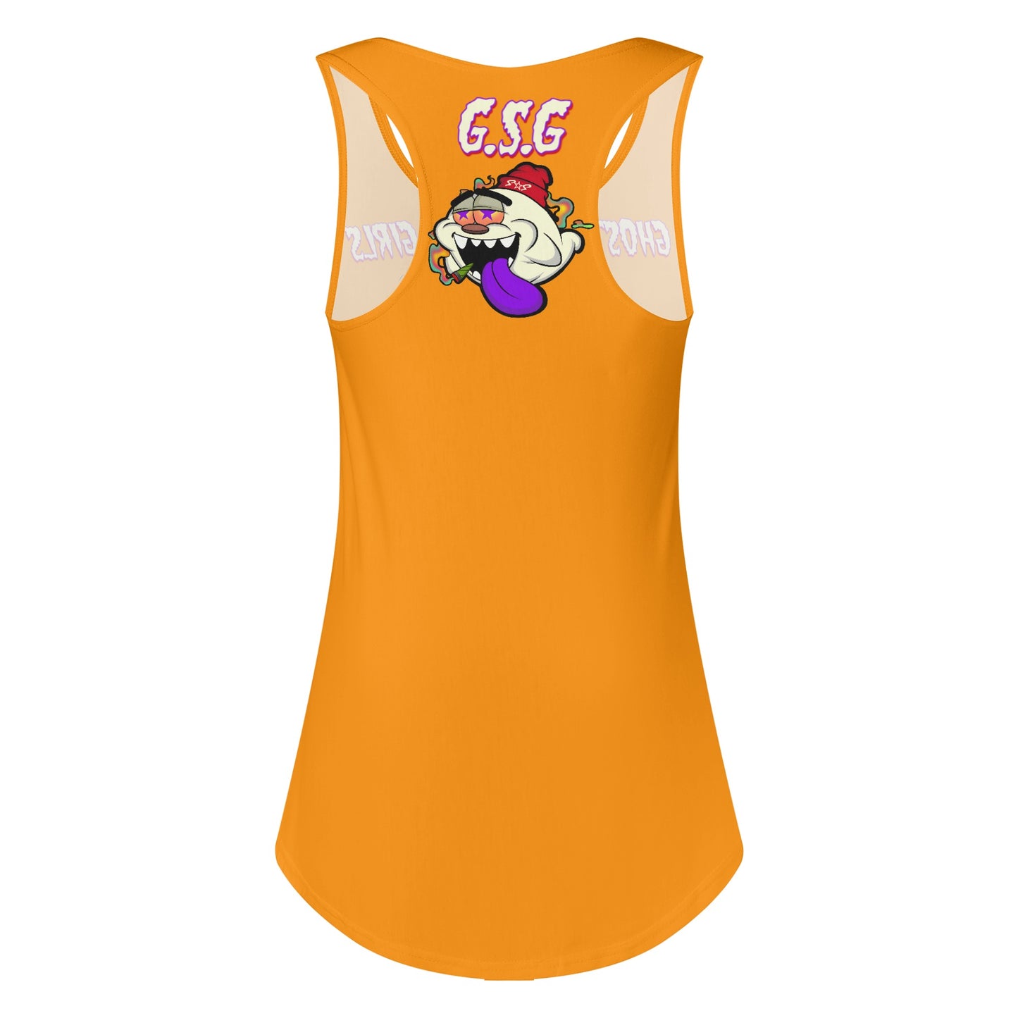 G.S.G Ghost Star Girl S.O.S Ghost Edition Womens Orange Vest