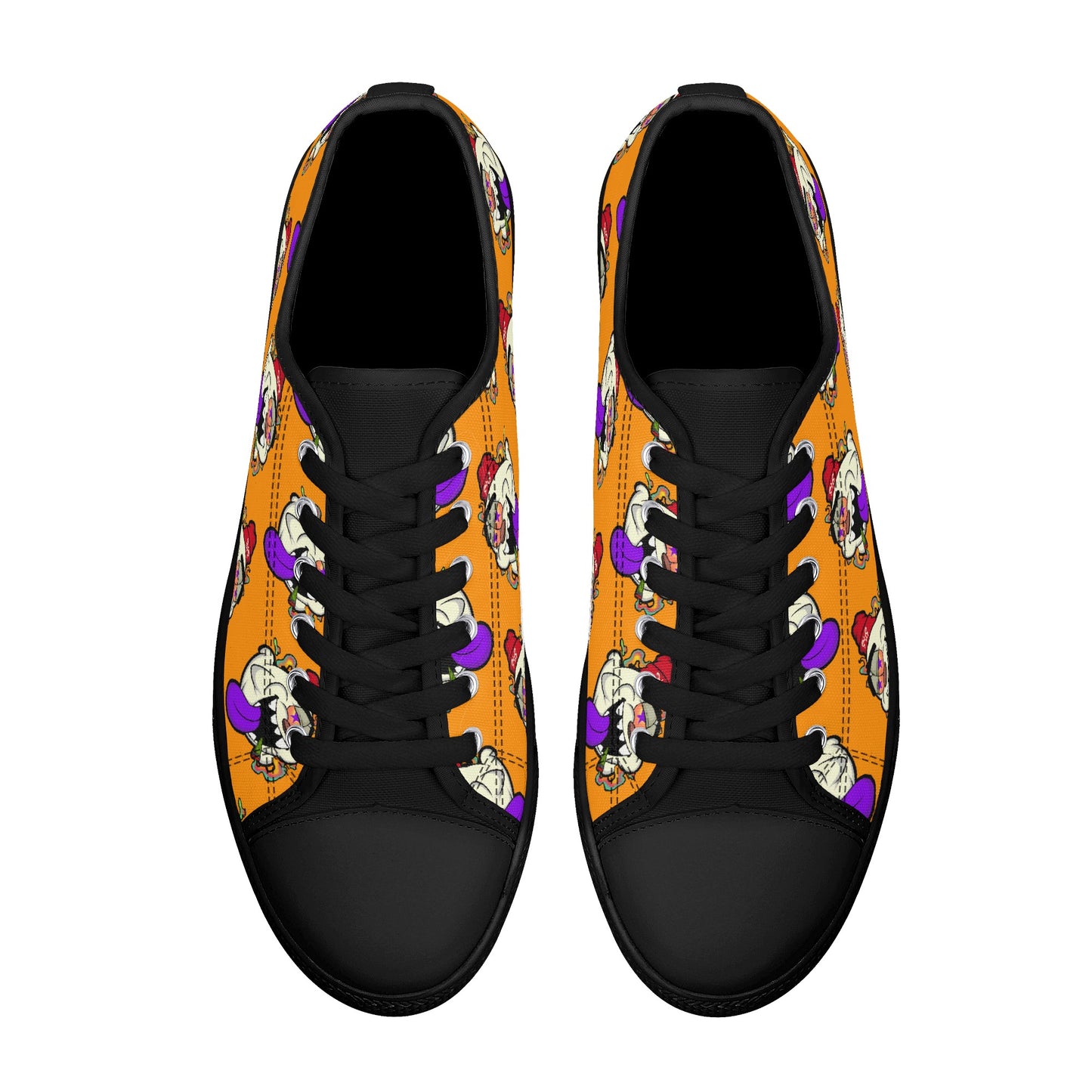 G.S.G Ghost Star Ghouls S.O.S Ghost Edition Mens Orange Low Top Star Kicks