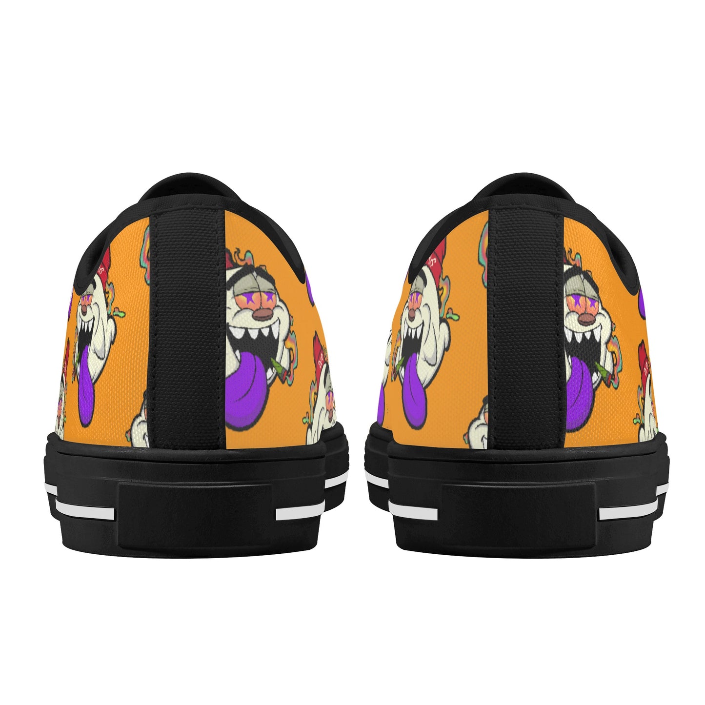 G.S.G Ghost Star Ghouls S.O.S Ghost Edition Mens Orange Low Top Star Kicks