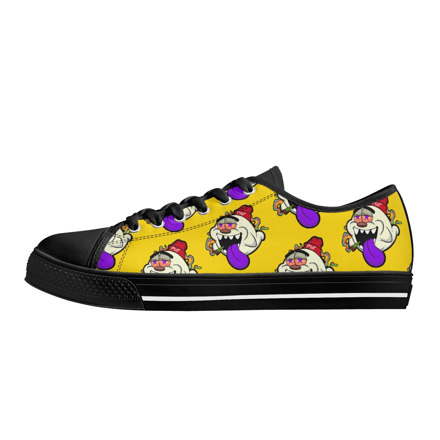 G.S.G Ghost Star Ghouls S.O.S Ghost Edition Mens Gold Low Top Star Kicks