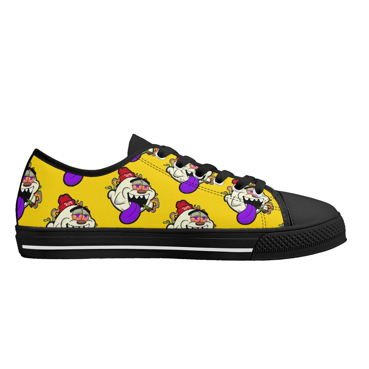 G.S.G Ghost Star Ghouls S.O.S Ghost Edition Mens Gold Low Top Star Kicks