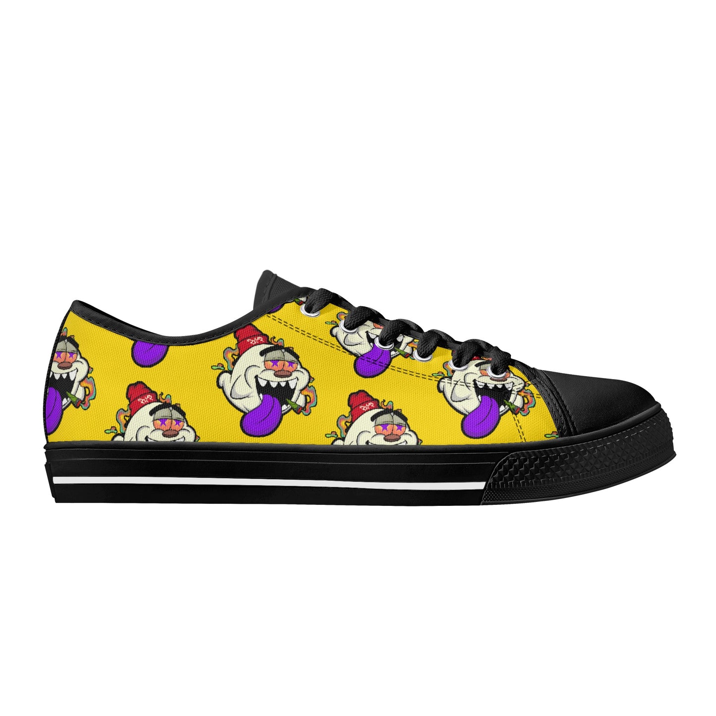 G.S.G Ghost Star Ghouls S.O.S Ghost Edition Mens Gold Low Top Star Kicks