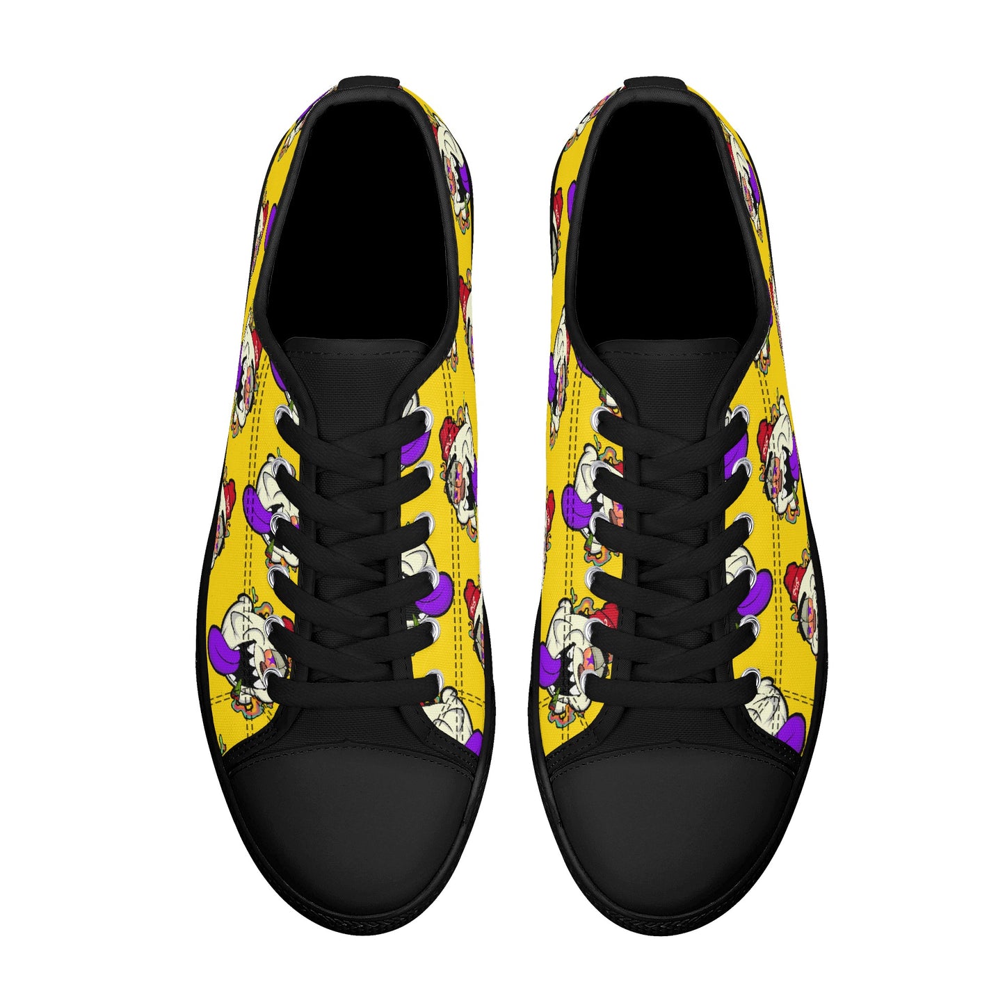 G.S.G Ghost Star Ghouls S.O.S Ghost Edition Mens Gold Low Top Star Kicks